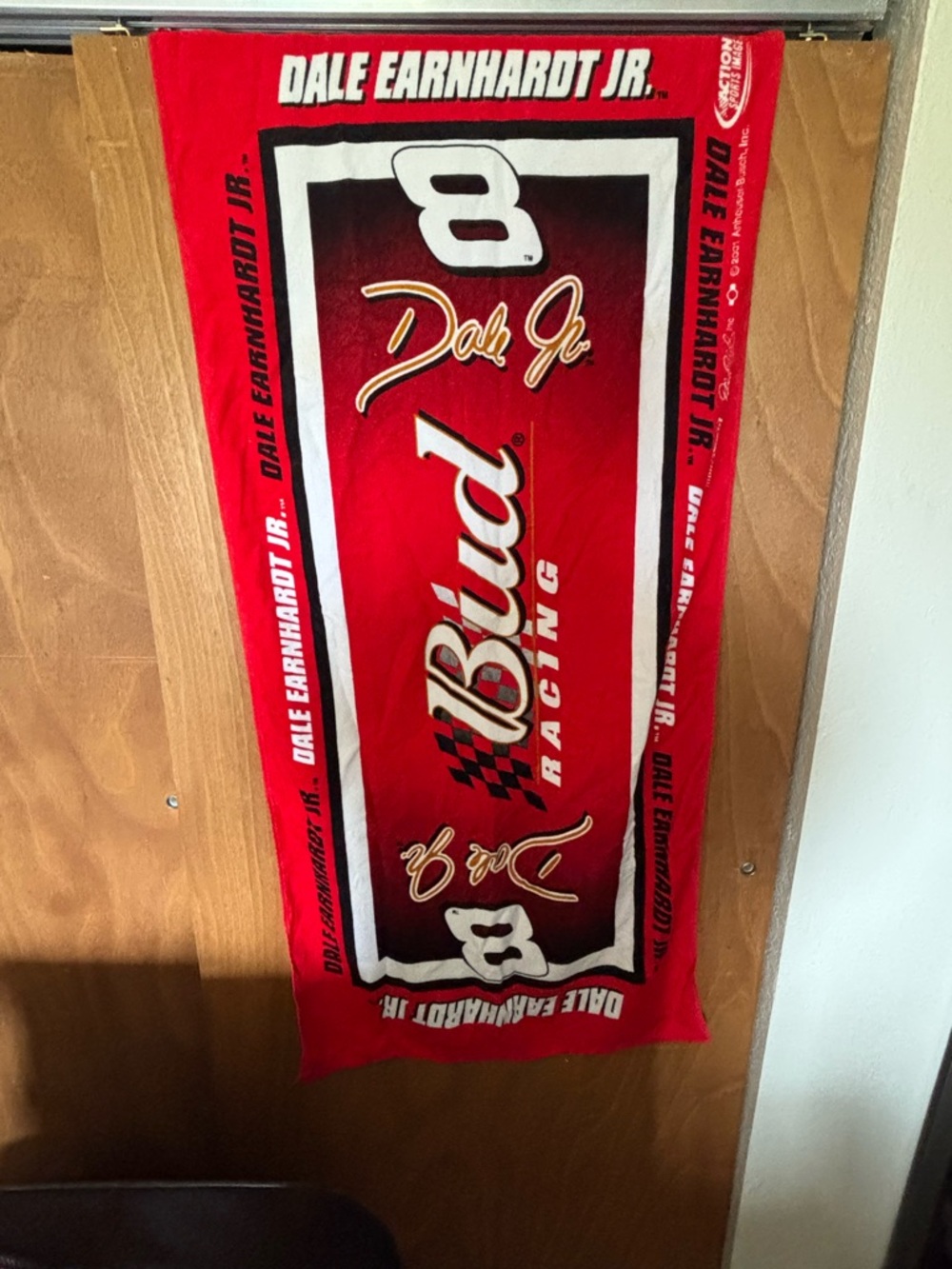 Racing Dale Earnhardt Jr. Red Racing Towel